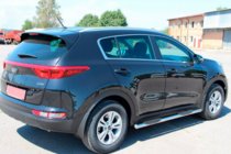 Kia Sportage 2015–2021 Bočné rúrky BB002 (2 ks, nerez) fotografia 2