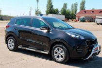 Kia Sportage 2015–2021 Bočné rúrky BB002 (2 ks, nerez) fotografia 3