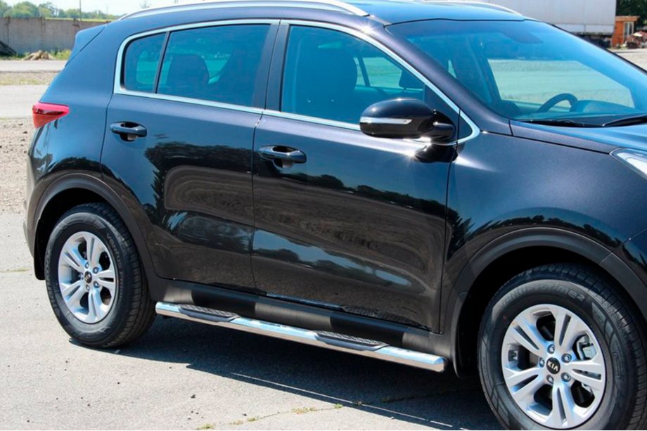 Kia Sportage 2015–2021 Bočné rúrky BB002 (2 ks, nerez) Image