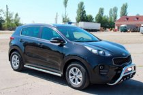 Kia Sportage 2015–2021 Bočné rúrky BB001 (2 ks, nerez) fotografia 4