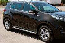 Kia Sportage 2015–2021 Bočné rúrky BB001 (2 ks, nerez) fotografia 1