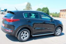 Kia Sportage 2015–2021 Bočné rúrky BB001 (2 ks, nerez) fotografia 3
