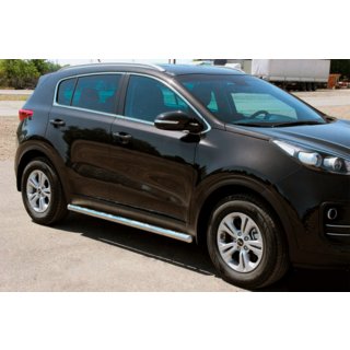 Bočné rúrky BB001 (2 ks, nerez) Kia Sportage 2015–2021 fotografia 1