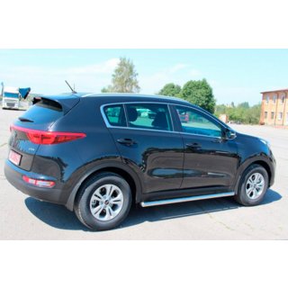 Bočné rúrky BB001 (2 ks, nerez) Kia Sportage 2015–2021 fotografia 3
