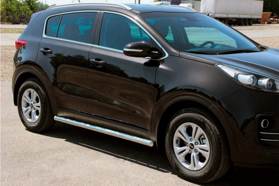 Kia Sportage 2015–2021 Bočné rúrky BB001 (2 ks, nerez) Image