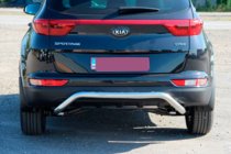 Kia Sportage 2015–2021 Zadný ochranný rám AK007 (nerez) fotografia 2