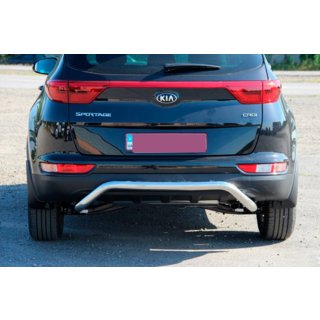 Zadný ochranný rám AK007 (nerez) Kia Sportage 2015–2021 fotografia 2