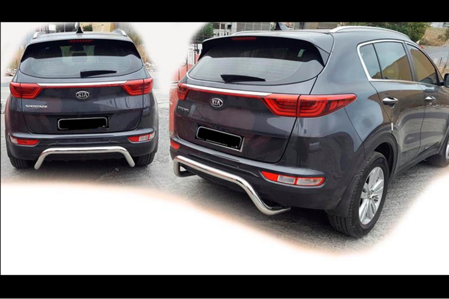 Kia Sportage 2015–2021 Zadný ochranný rám AK007 (nerez) Image