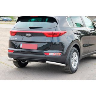 Zadné ochranné rohy AK003 (nerez) Kia Sportage 2015–2021 fotografia 2