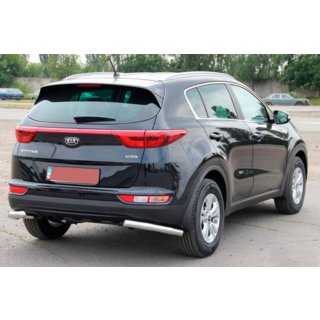 Zadné ochranné rohy AK003 (nerez) Kia Sportage 2015–2021 fotografia 4