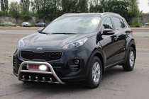 Kia Sportage 2015–2021 Predný ochranný rám WT003 (nerez) fotografia 4