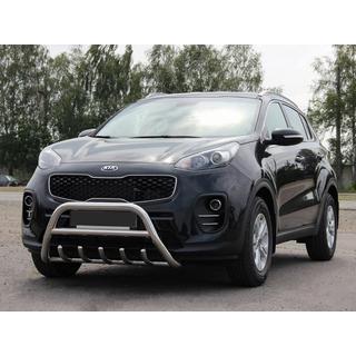 Predný ochranný rám WT003 (nerez) Kia Sportage 2015–2021 fotografia 1