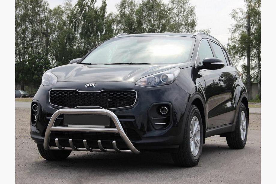 Kia Sportage 2015–2021 Predný ochranný rám WT003 (nerez) Image