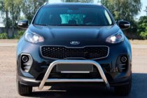 Kia Sportage 2015–2021 Predný ochranný rám (bullbar) WT006 (nerez) fotografia 1