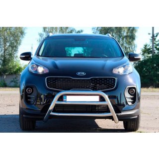 Kengurí rám WT023 (nerez) Kia Sportage 2015–2021 fotografia 4