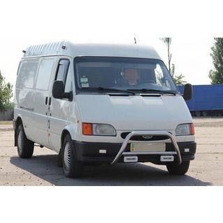 Predný ochranný rám (bullbar) WT006 (nerez) Ford Transit 1991–2000 fotografia 1