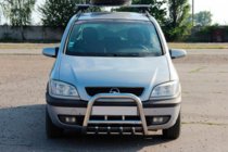 Opel Zafira A 1998–2005 Predný ochranný rám QT006 (nerez) fotografia 1
