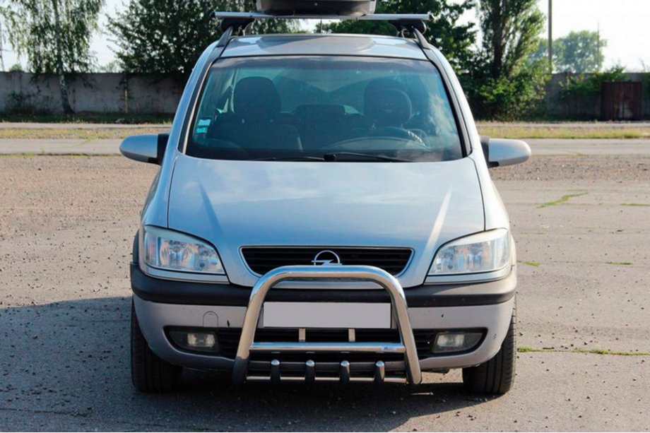 Opel Zafira A 1998–2005 Predný ochranný rám QT006 (nerez) Image