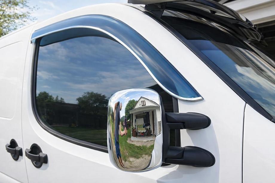 Fiat Doblo I 2005–2010 Chrómové kryty zrkadiel (2 ks, plastové) Image
