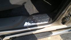 Fiat Doblo I 2005–2010 Nerezové kryty vnútorných prahov (Omsa) fotografia 4