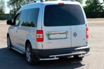 Volkswagen Caddy 2004–2010 Zadný ochranný oblúk AK003-2 (2 ks, nerez) fotografia 4