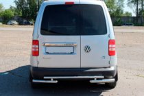 Volkswagen Caddy 2004–2010 Zadný ochranný oblúk AK003-2 (2 ks, nerez) fotografia 3