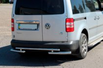 Volkswagen Caddy 2004–2010 Zadný ochranný oblúk AK003-2 (2 ks, nerez) fotografia 1