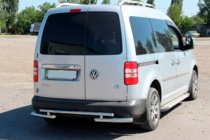 Volkswagen Caddy 2004–2010 Zadný ochranný oblúk AK003-2 (2 ks, nerez) fotografia 2