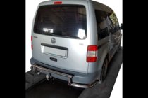 Volkswagen Caddy 2010–2015 Zadný ochranný oblúk AK003-3 (2 ks, nerez) fotografia 3
