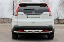 Honda CRV 2012–2016 Zadný ochranný rám AK002 – dvojitý (nerez) fotografia 2