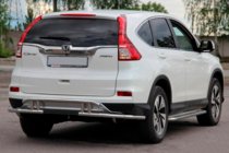 Honda CRV 2012–2016 Zadný ochranný rám AK003-21 (nerez) fotografia 3
