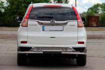 Honda CRV 2012–2016 Zadný ochranný rám AK003-21 (nerez) fotografia 2