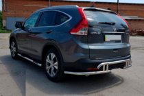 Honda CRV 2012–2016 Zadný ochranný rám AK003-21 (nerez) fotografia 4