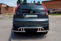 Honda CRV 2012–2016 Zadný ochranný rám AK003-21 (nerez) fotografia 5