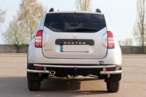 Renault Duster 2008–2017 Zadný ochranný rám AK005-Special (nerez) fotografia 2