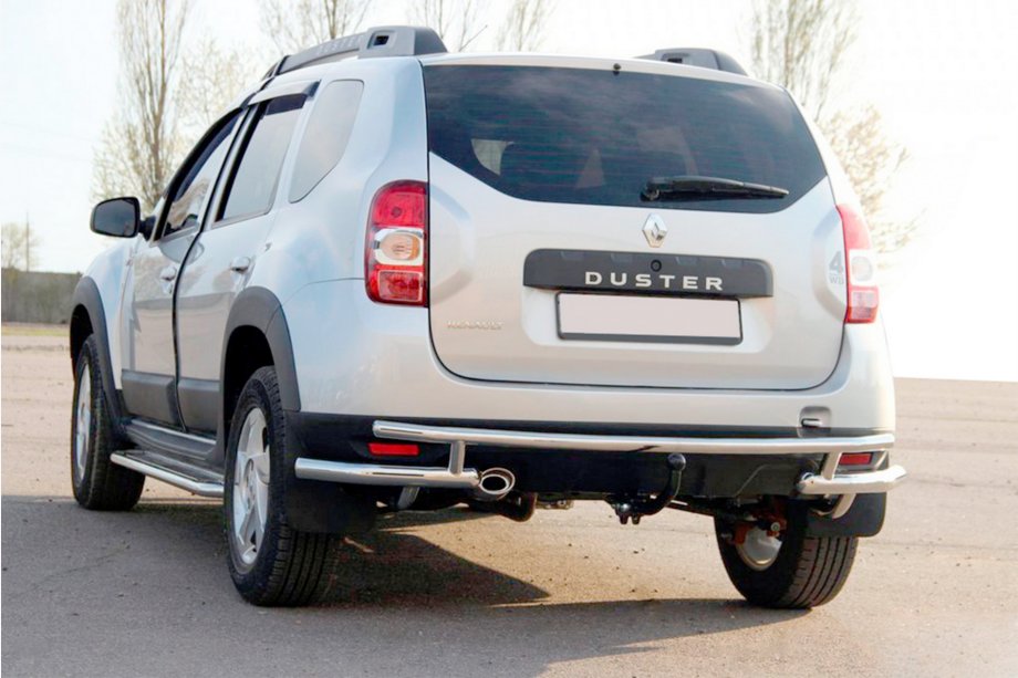 Renault Duster 2008–2017 Zadný ochranný rám AK005-Special (nerez) Image