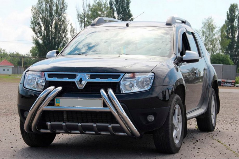 Renault Duster 2008–2017 Predný ochranný rám (bullbar) Kelebek WT011 (nerez) Fotografia 2