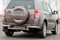 Suzuki Grand Vitara 2005–2017 Zadný ochranný oblúk AK003-2 (nerez) fotografia 3
