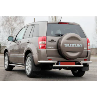 Zadný ochranný oblúk AK003-2 (nerez) Suzuki Grand Vitara 2005–2017 fotografia 1