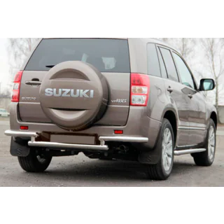 Zadný ochranný oblúk AK003-2 (nerez) Suzuki Grand Vitara 2005–2017 fotografia 3