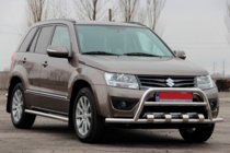 Suzuki Grand Vitara 2005–2017 Predný ochranný rám ST-WT-15 (nerez) fotografia 3
