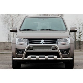Predný ochranný rám ST-WT-15 (nerez) Suzuki Grand Vitara 2005–2017 fotografia 1