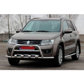 Predný ochranný rám ST-WT-15 (nerez) Suzuki Grand Vitara 2005–2017 fotografia 2
