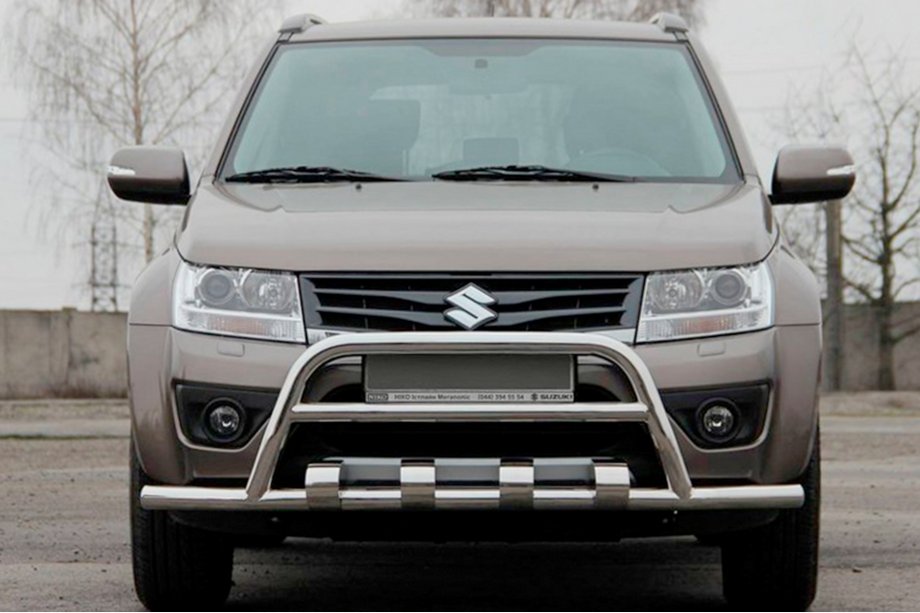 Suzuki Grand Vitara 2005–2017 Predný ochranný rám ST-WT-15 (nerez) Image