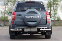 Suzuki Grand Vitara 2005–2017 Zadný ochranný rám AK005-3 (nerez) fotografia 2