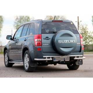 Zadný ochranný rám AK005-3 (nerez) Suzuki Grand Vitara 2005–2017 fotografia 1