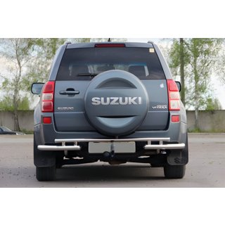 Zadný ochranný rám AK005-3 (nerez) Suzuki Grand Vitara 2005–2017 fotografia 2