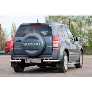 Zadný ochranný rám AK005-3 (nerez) Suzuki Grand Vitara 2005–2017 fotografia 3