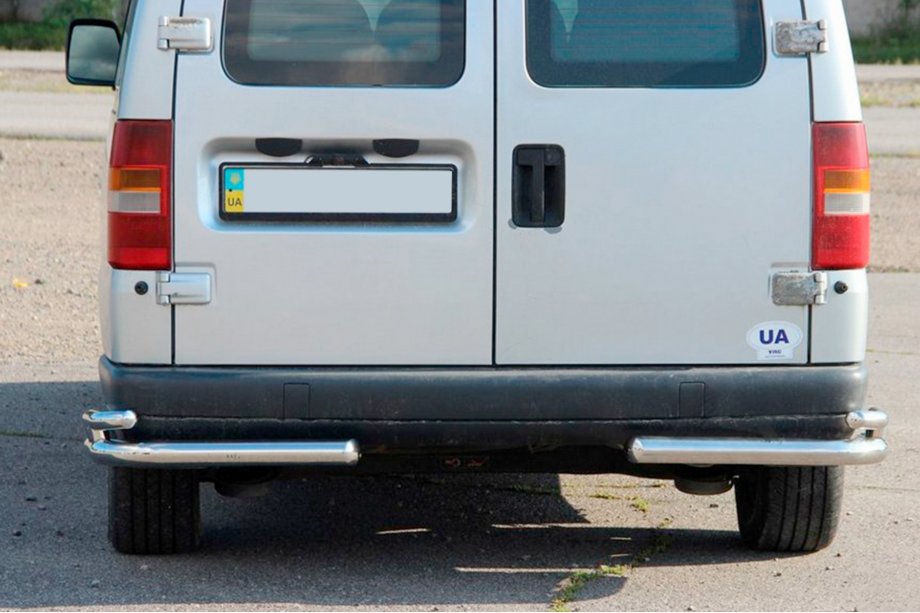 Citroen Jumpy 1996–2007 Zadné dvojité rohové rámy AK003-подвійний (nerez) Image