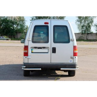 Zadné dvojité rohové rámy AK003-подвійний (nerez) Fiat Scudo 1996–2007 fotografia 2